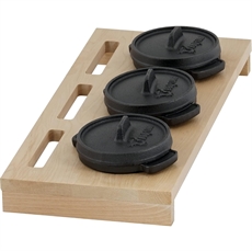 Dutch Oven, 3 minikattilan setti kannella